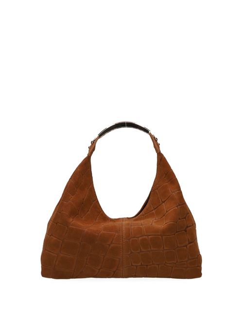 ellisse croco suede MY BEST BAG FIRENZE | F2-MYB-3032L-S02COGNAC